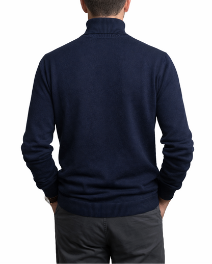 Tommy™ Suéter clásico de cuello alto de cachemira suave