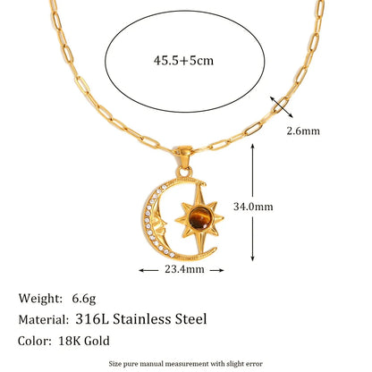 Gavella™ Collar Colgante Abrazo de la Luna