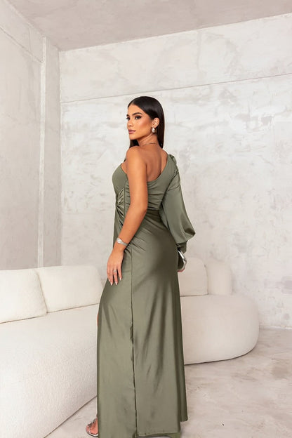 Greysen™ Vestido Elegante de Corte Sofisticado con Caída Fluida